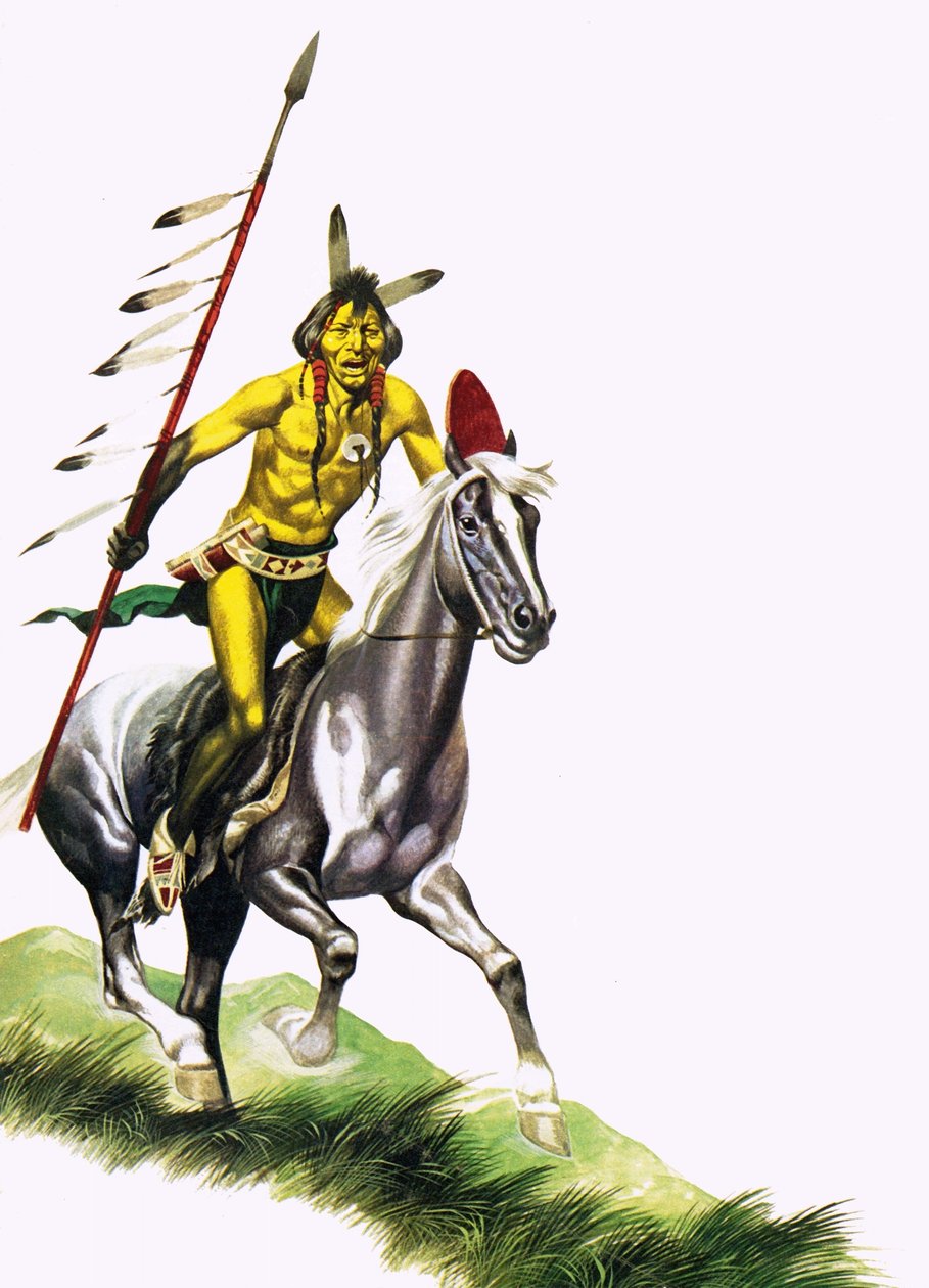 Cheyenne-Krieger von Ron Embleton