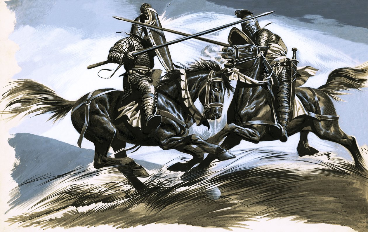 Roland und Oliver, die Kriegerfreunde von Ron Embleton
