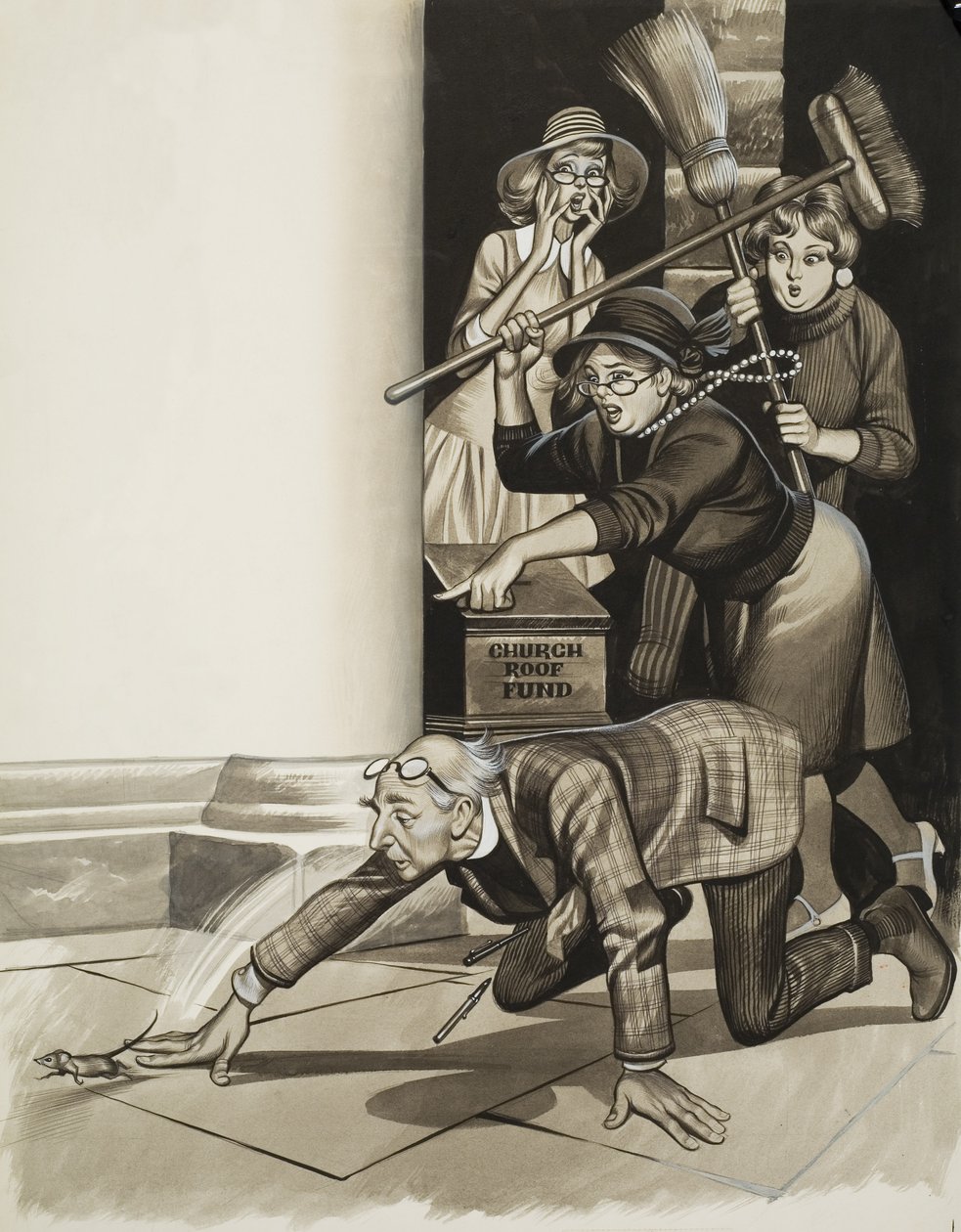 Pfarrer und Frauen von Ron Embleton
