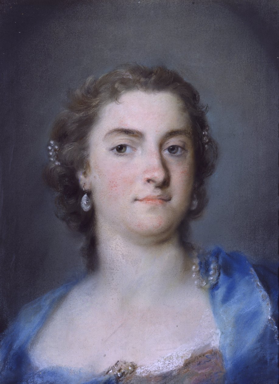 Porträt von Faustina Bordoni Hasse von Rosalba Carriera