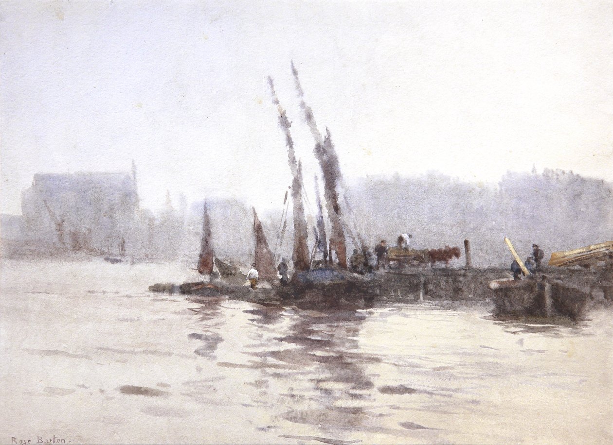 Entladen der Lastkähne von Rose Maynard Barton