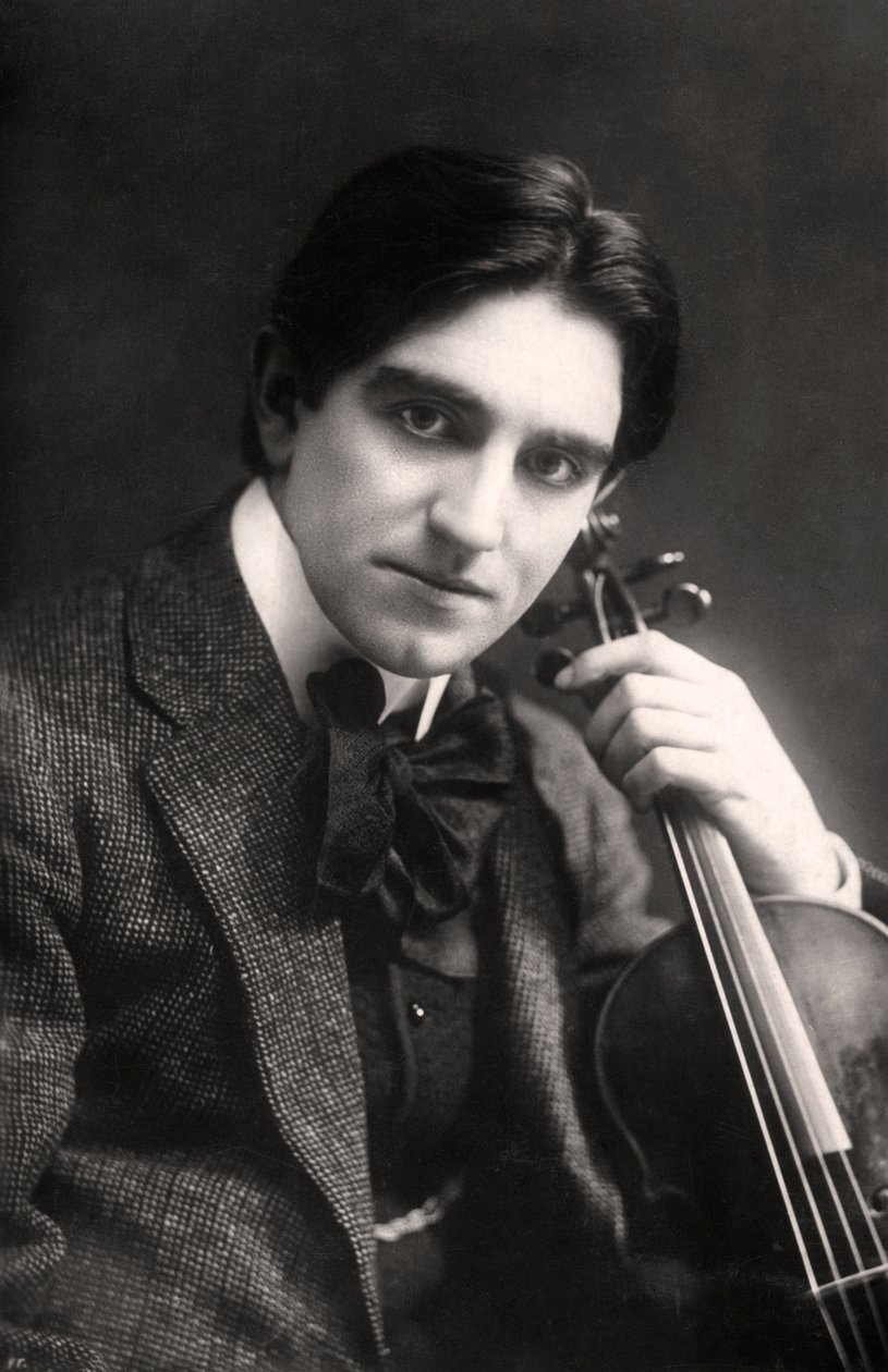 Rohan Clensy, irischer Geiger, 1907 von Rotary Photo