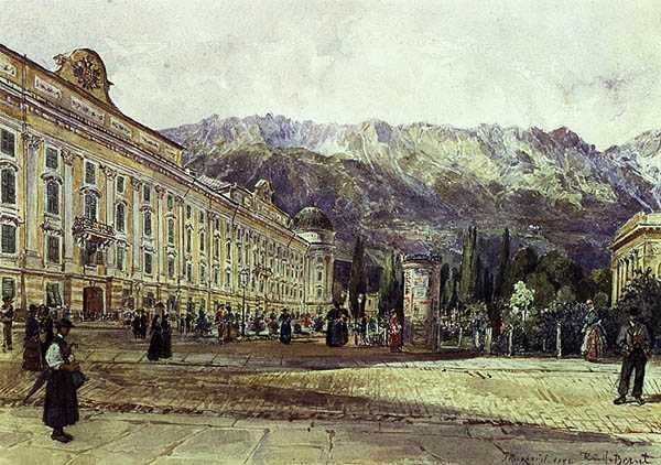 Burg, Innsbruck von Rudolf Bernt