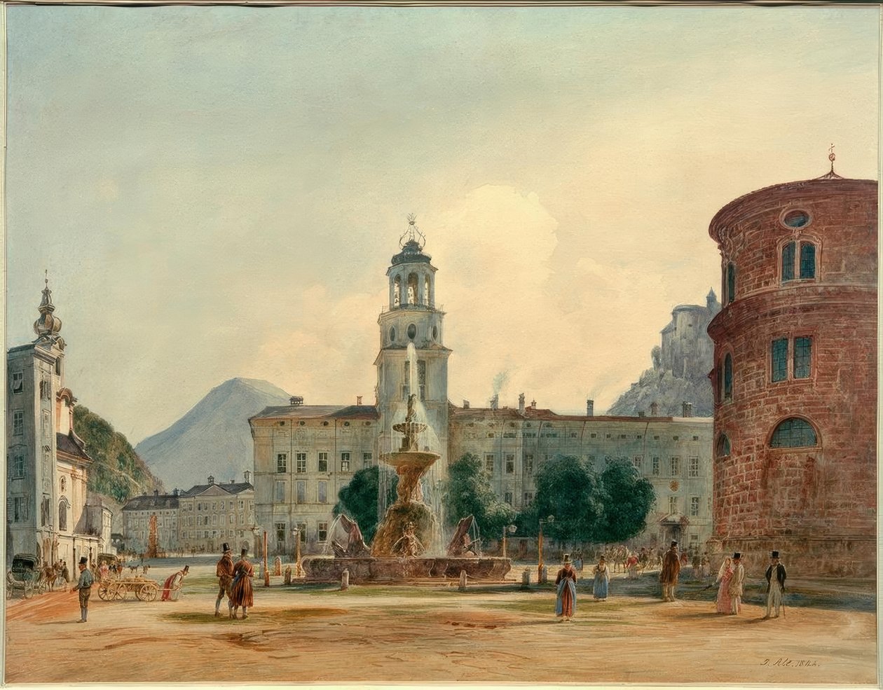 Salzburg von Rudolf von Alt