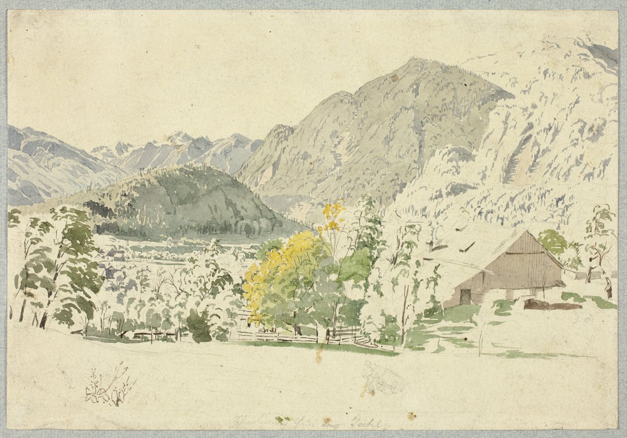 Schmolnau bei Ischl von Rudolf von Alt