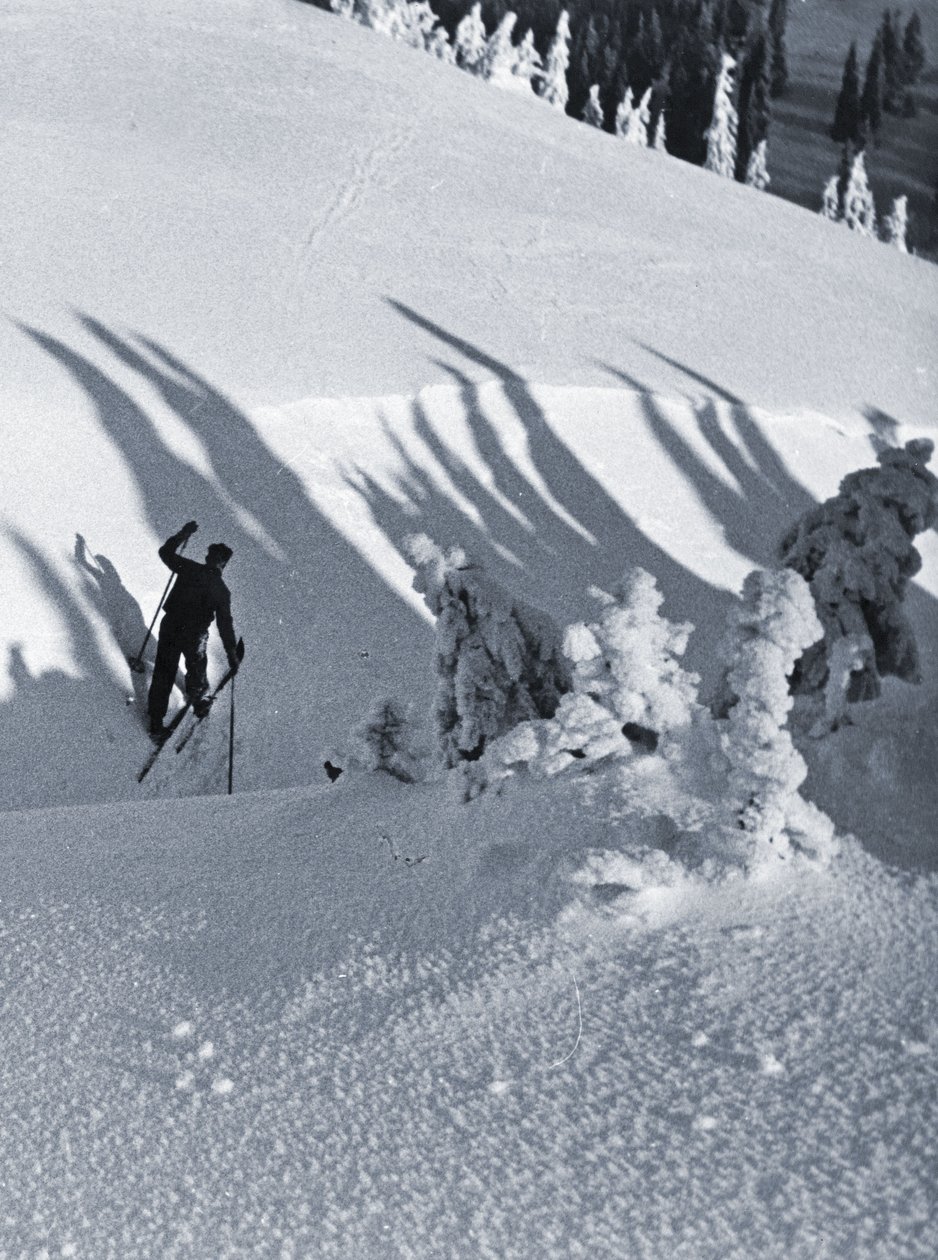 Der Skifahrer, 1928 von Rudolph Koppitz