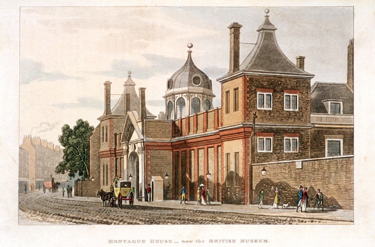 British Museum, Holborn, London von Rudolph Ackermann