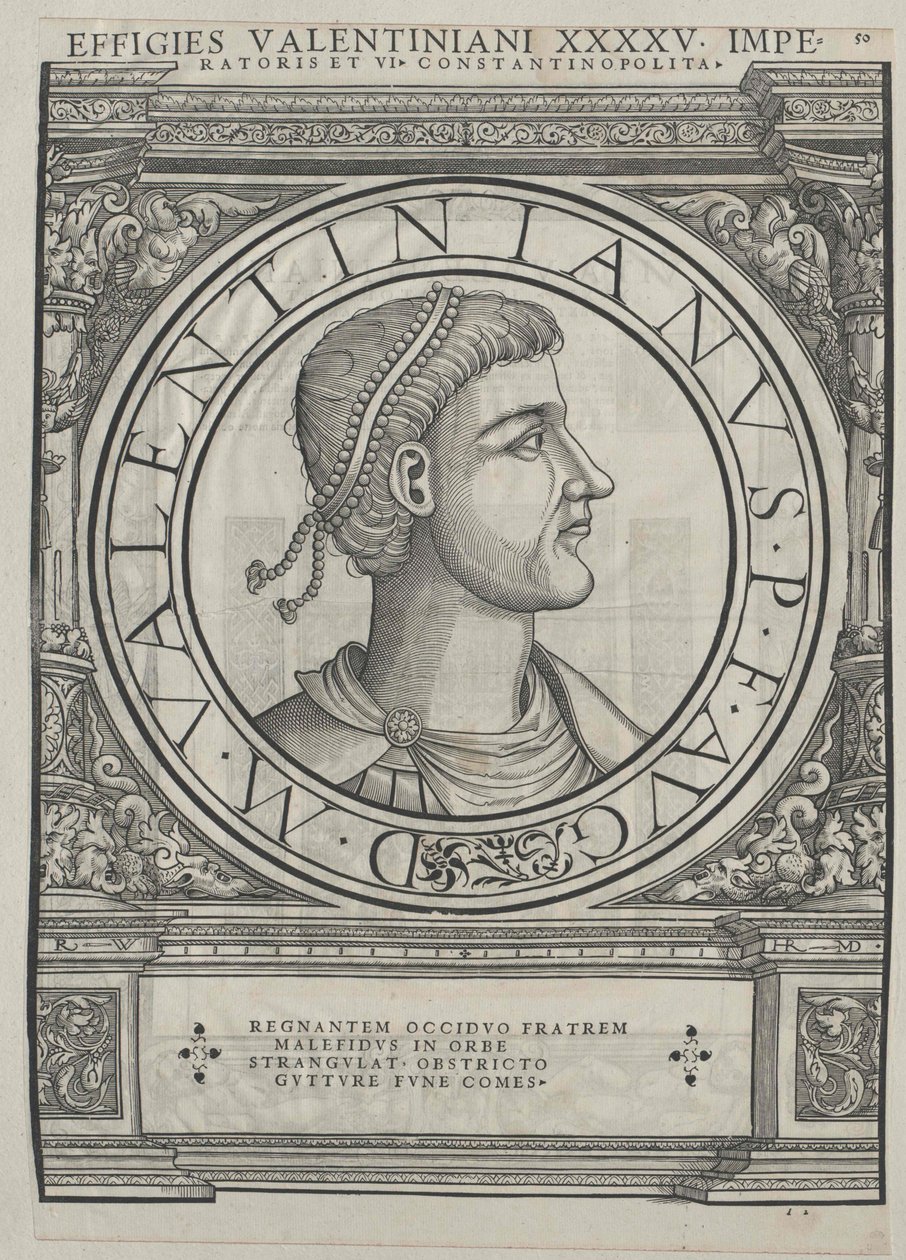 Römischer Kaiser Valentinian II. von Rudolph Wyssenbach