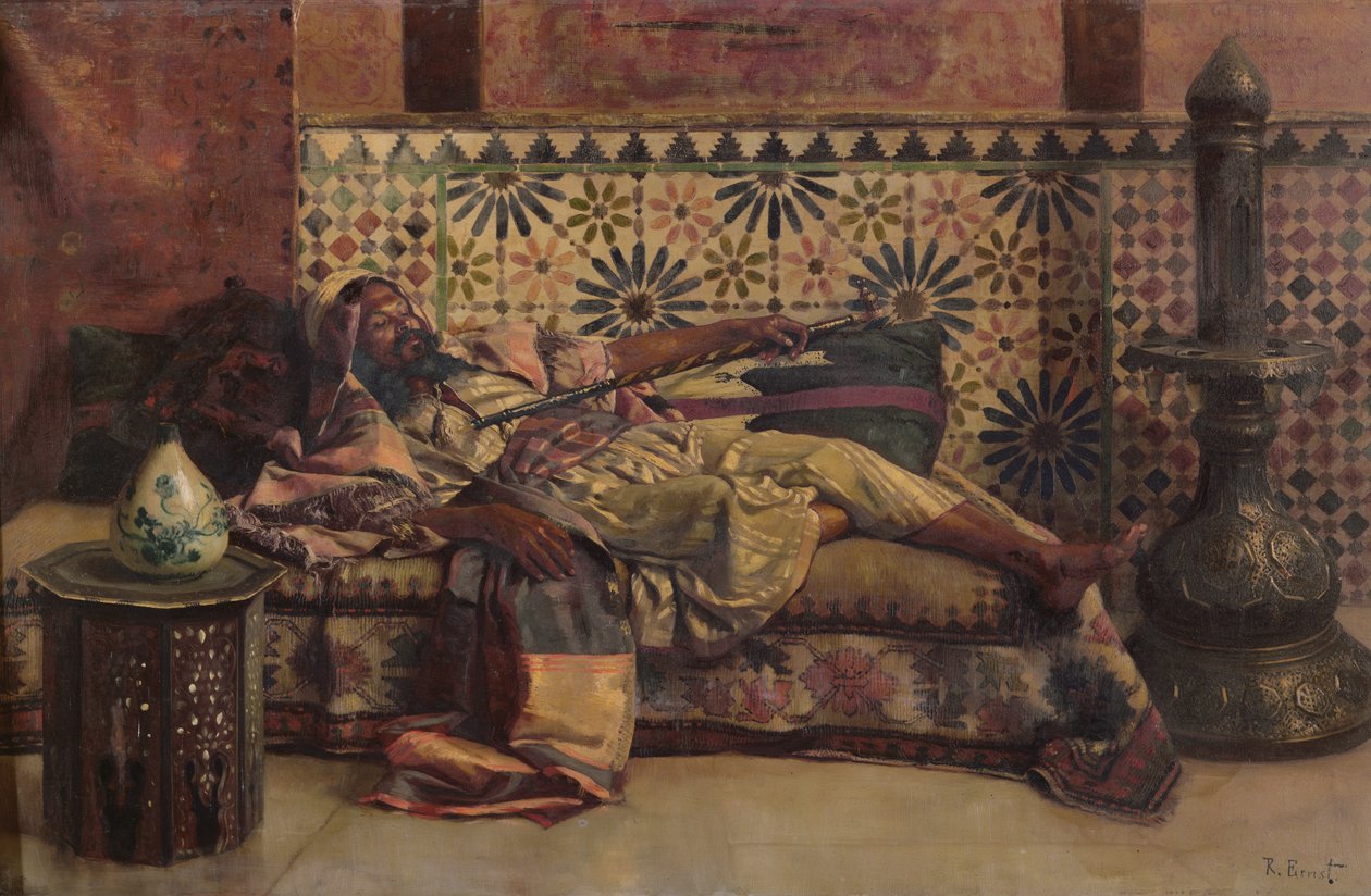 Die Narghileh von Rudolphe Ernst