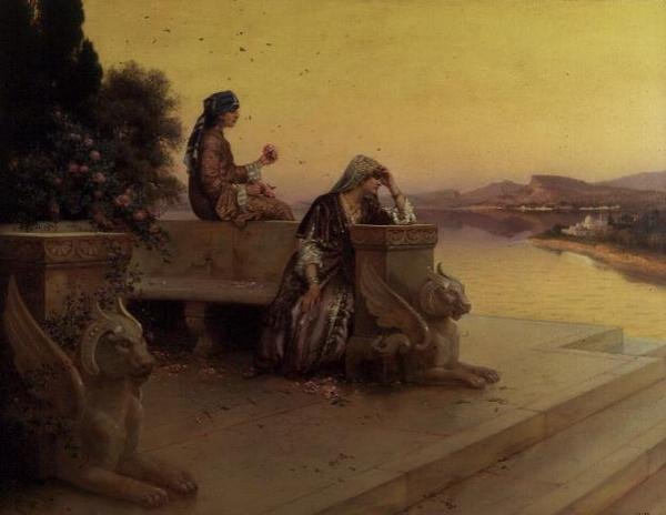 Auf der Terrasse von Rudolphe Ernst