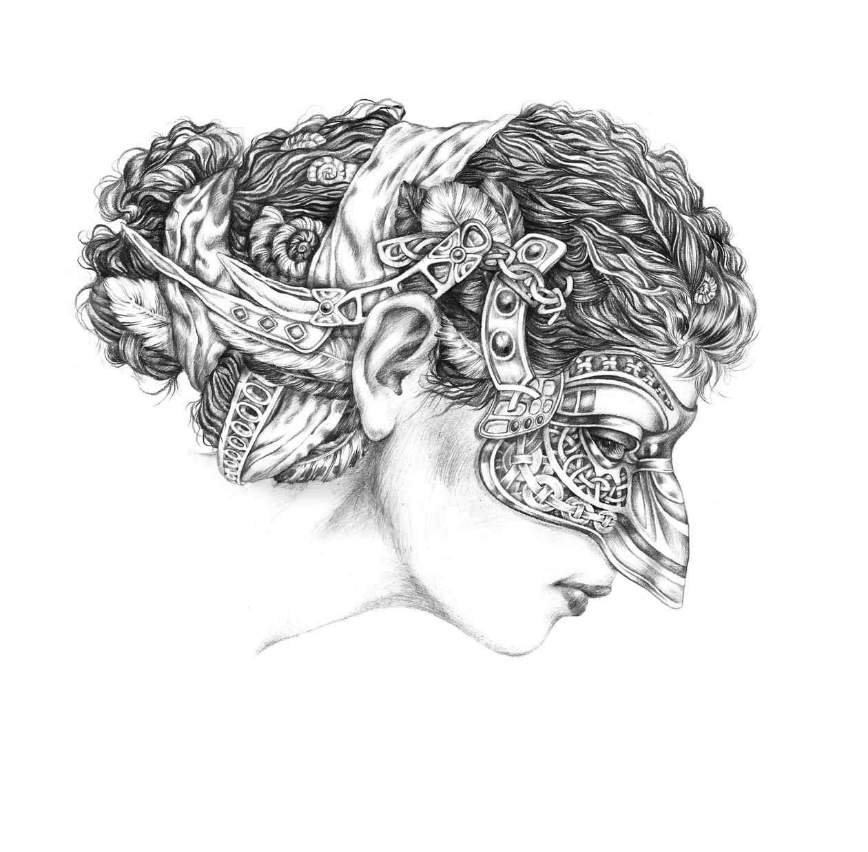 Venezianischer Karneval, Colombina, 2012 von Runa Anastasiya Rudaya