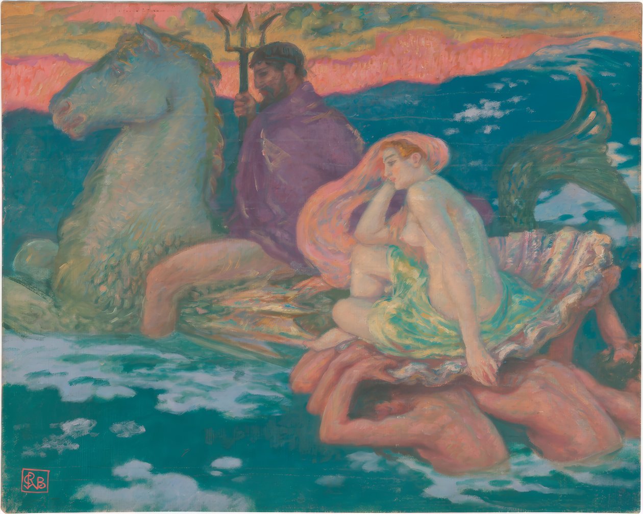 Poseidon und Amphitrite von Rupert Bunny