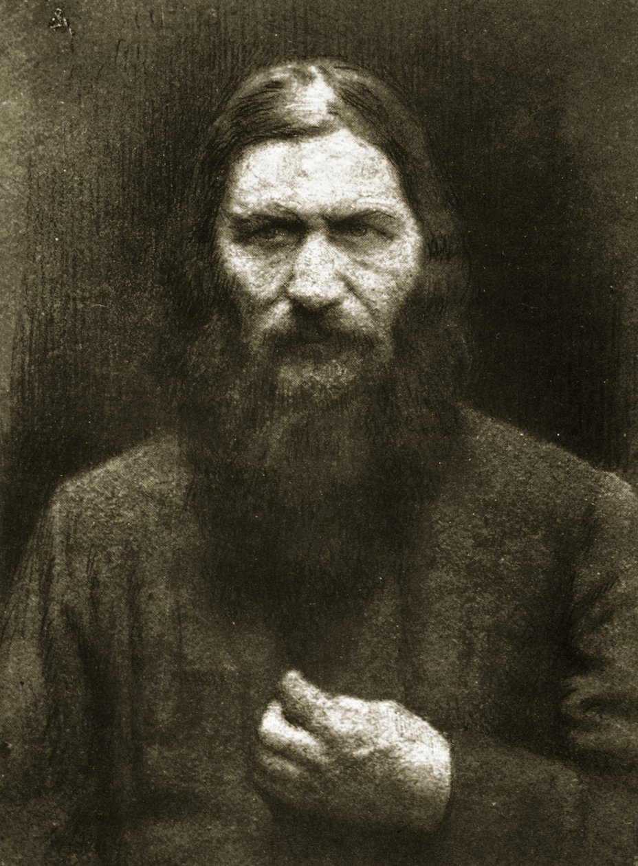 Geisterhafter Rasputin (Sepia-Foto) von Russian Photographer