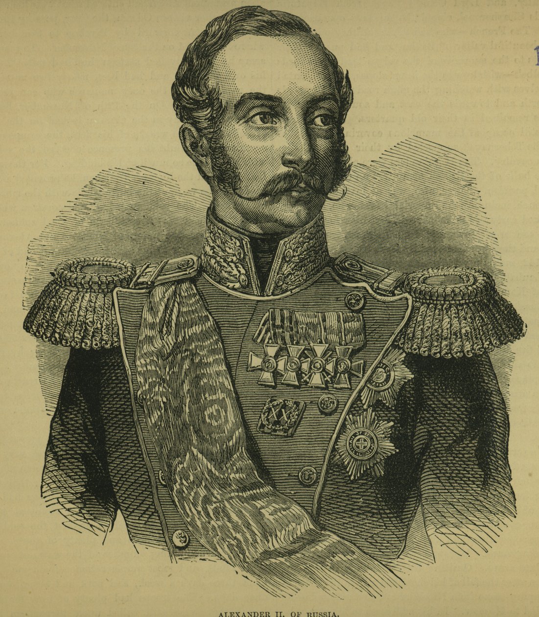 Alexander II. (1818-81) von Russland von Russian School