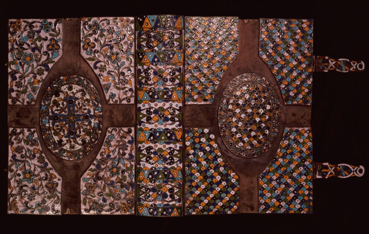 Buchdeckel (Cloisonné-Email) von Russian School