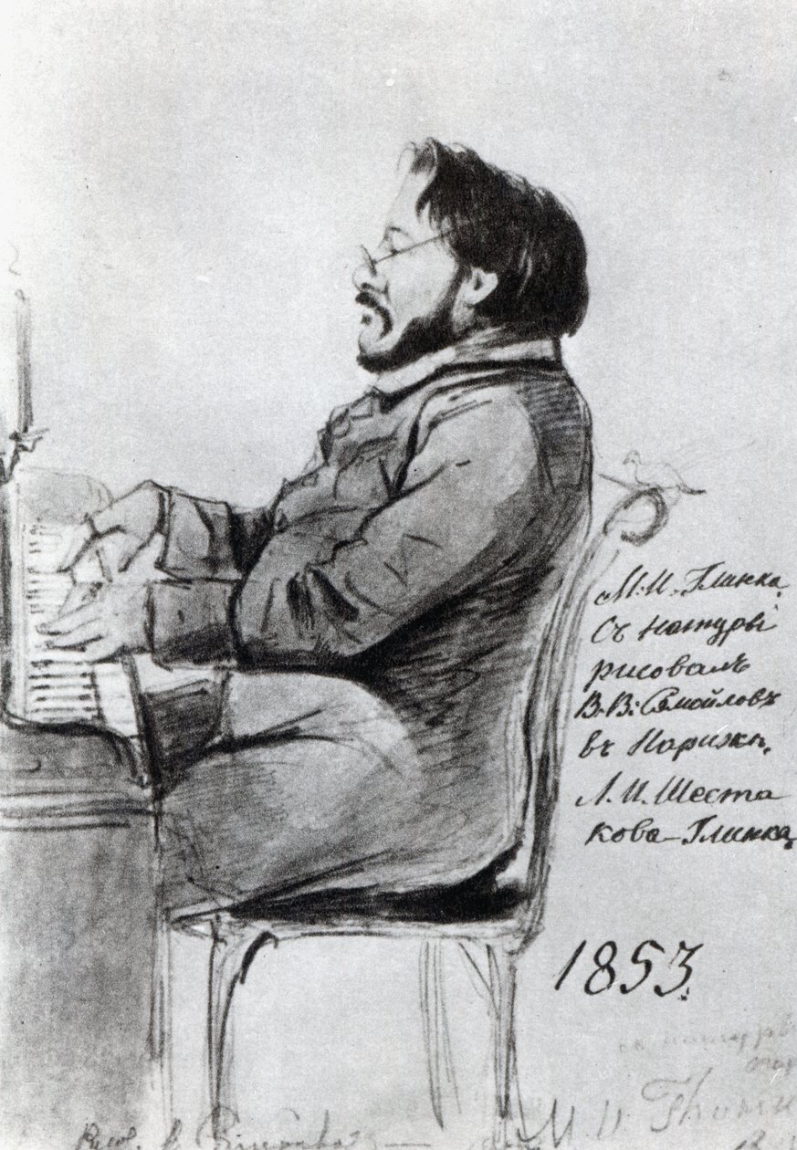 Michail Glinka, 1853 von Russian School