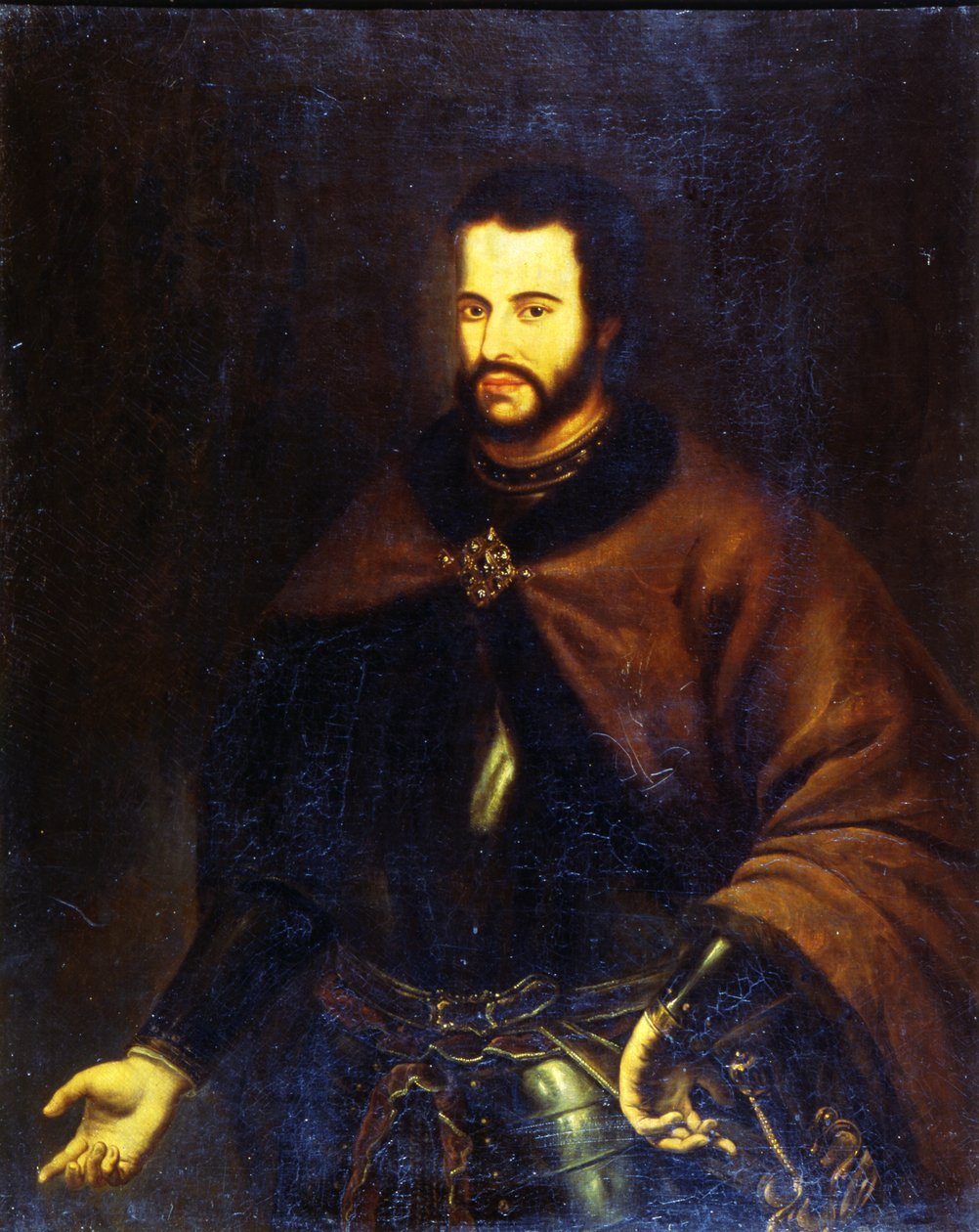 Porträt von Zar Iwan V. Alexejewitsch (1666-96) von Russian School