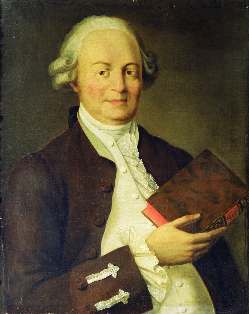 Porträt von Vasili K. Trediakovsky von Russian School