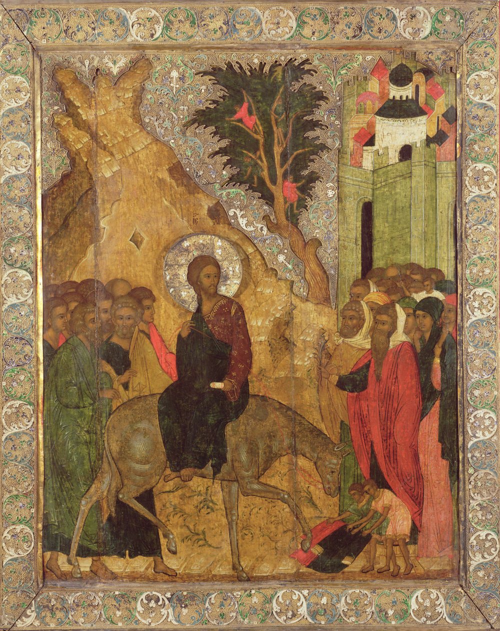 Der Einzug in Jerusalem, Moskauer Schule von Russian School