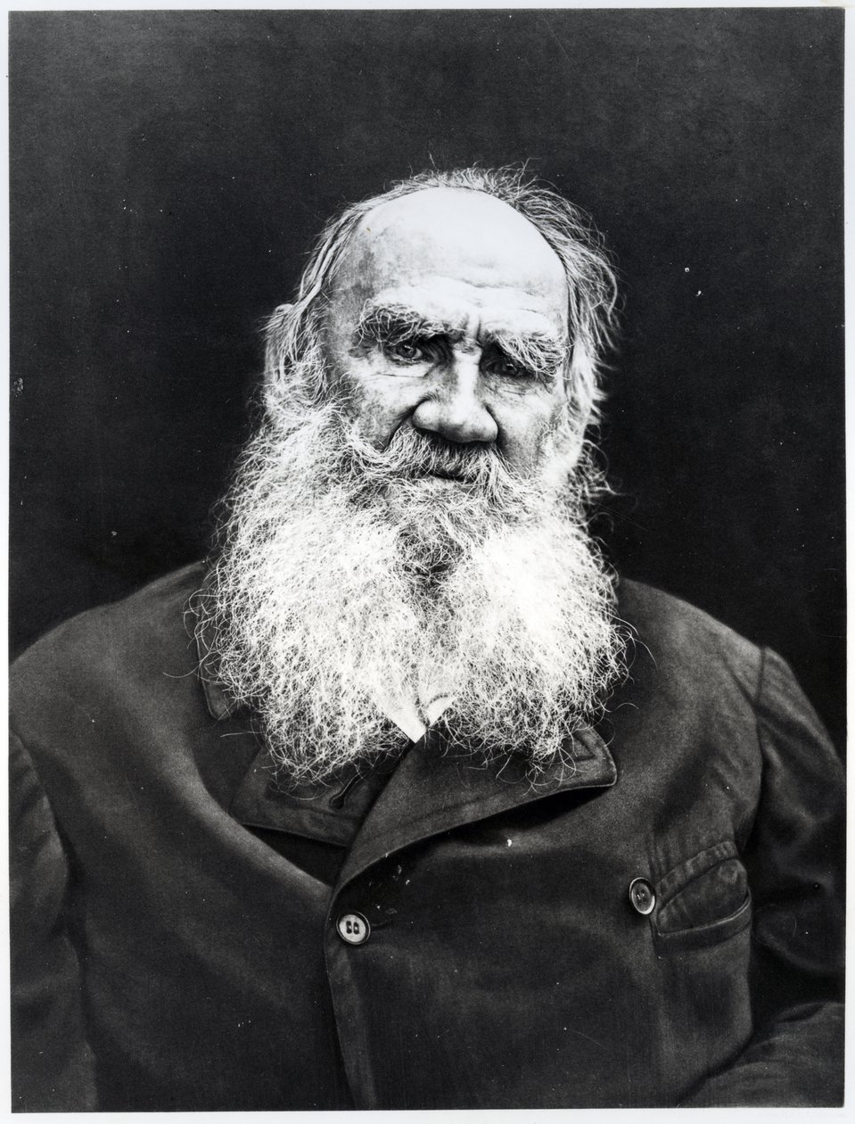 Leo Tolstoi (s/w Foto) von Russian Photographer