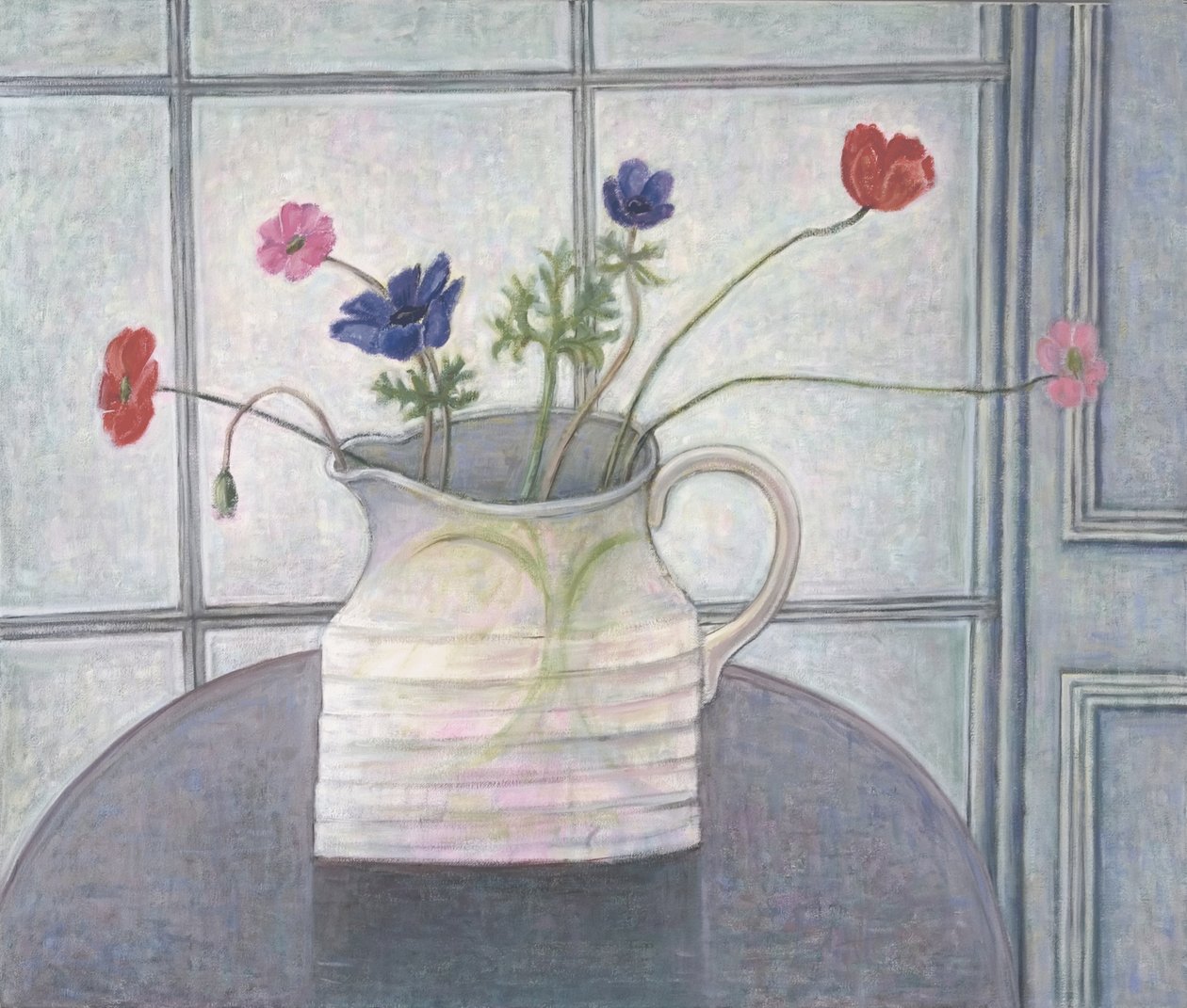 Anemonen und Mohnblumen, 2008 von Ruth Addinall
