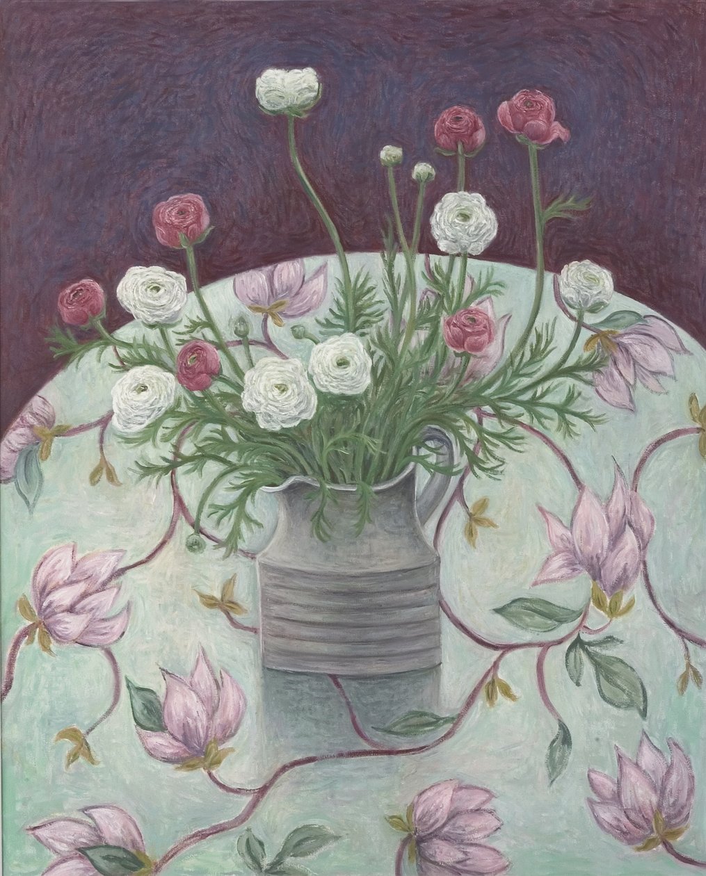 Blumen auf Blumen, 2003 von Ruth Addinall
