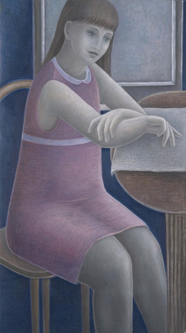 Junges Mädchen beim Lesen, 2008 von Ruth Addinall