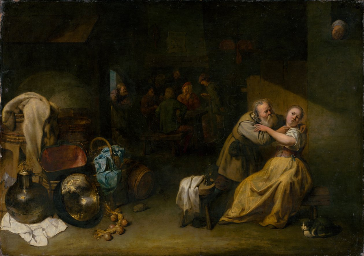 Tavernenszene, 1652 von Ryckaert