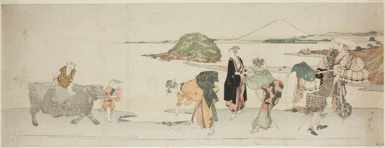Am Strand von Shichirigahama von Ryuryukyo Shinsai
