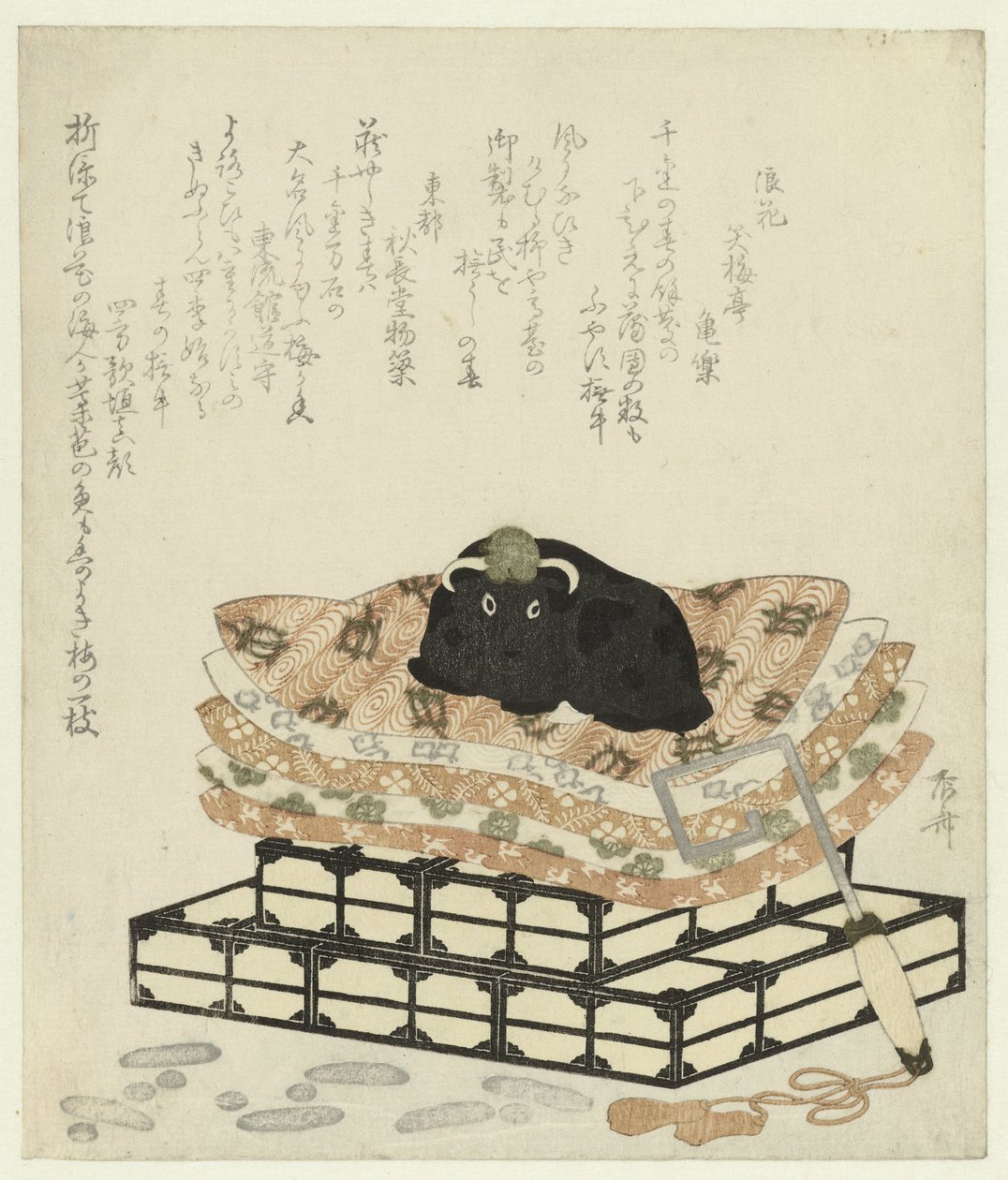 Figur eines Ochsen von Ryuryukyo Shinsai