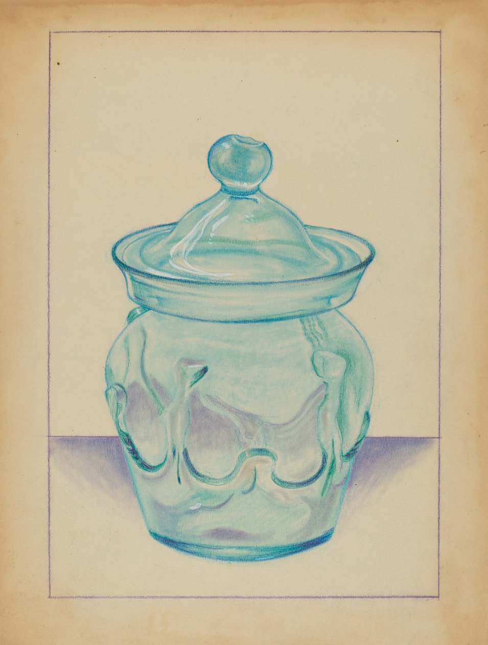 Glasbehälter von S. Brodsky