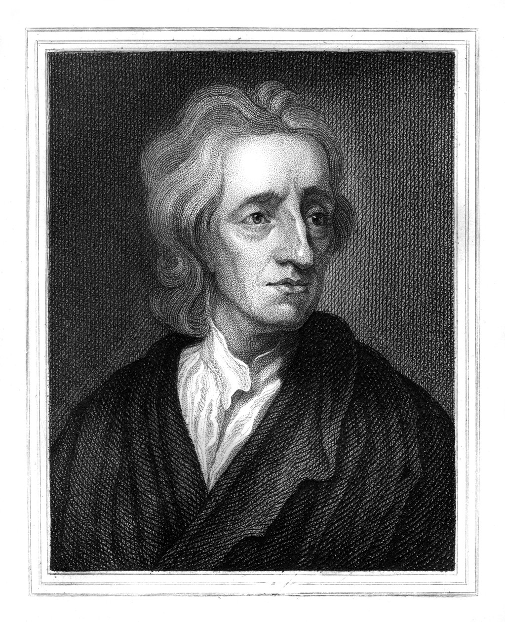 John Locke, englischer Philosoph, 1825 von S. Freeman