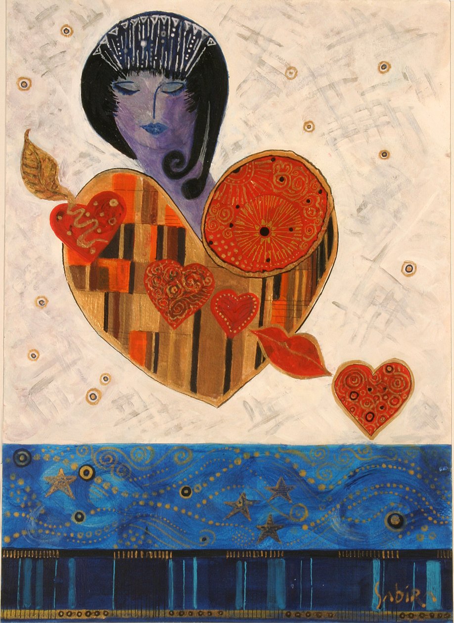 Torte der Herzen, 2007 von Sabira Manek