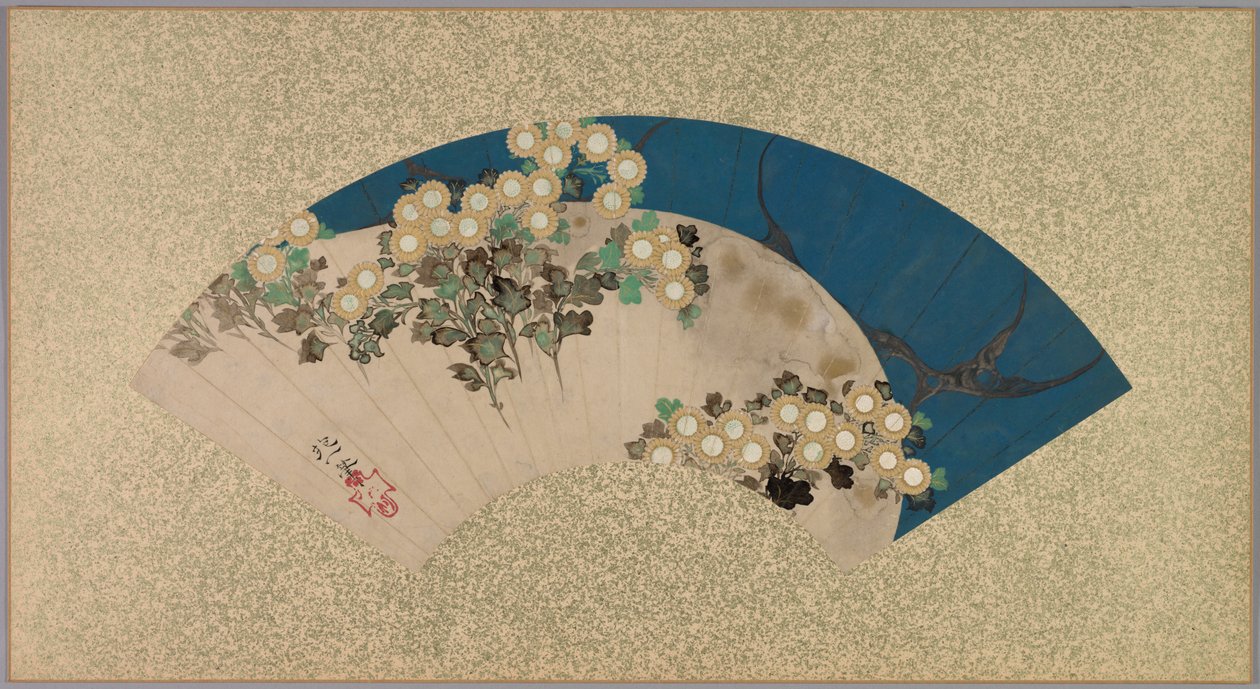 Chrysanthemen am Wasser, 1761-1828 von Sakai Hoitsu