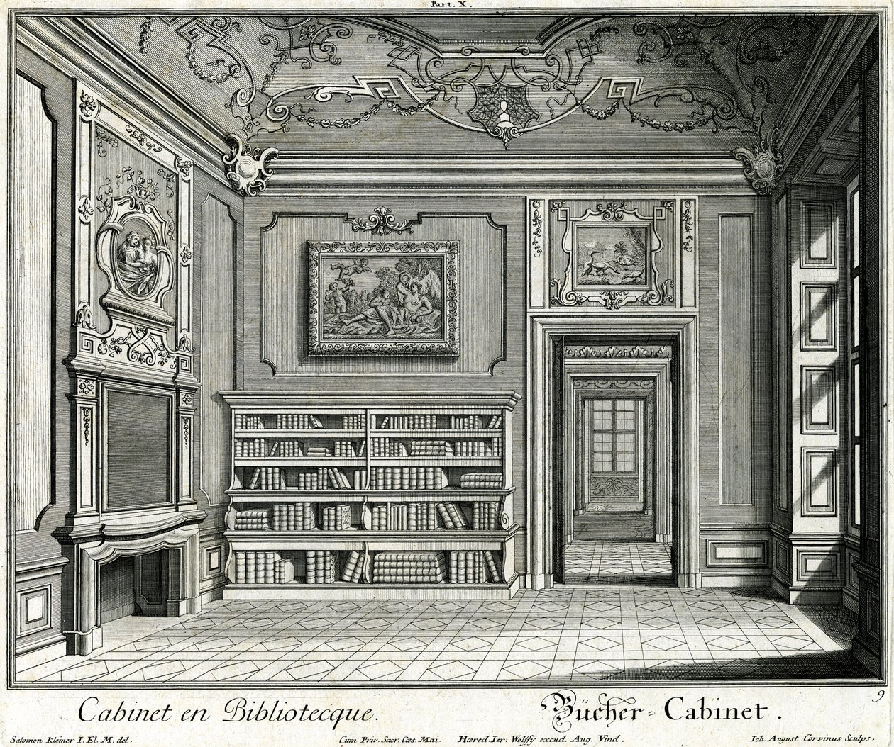 Bücherkabinett von Salomon Kleiner