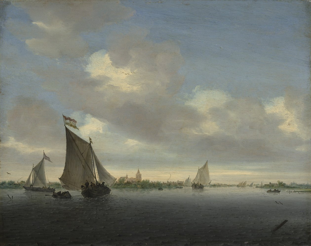 Marine, 1650 von Salomon Ruysdael