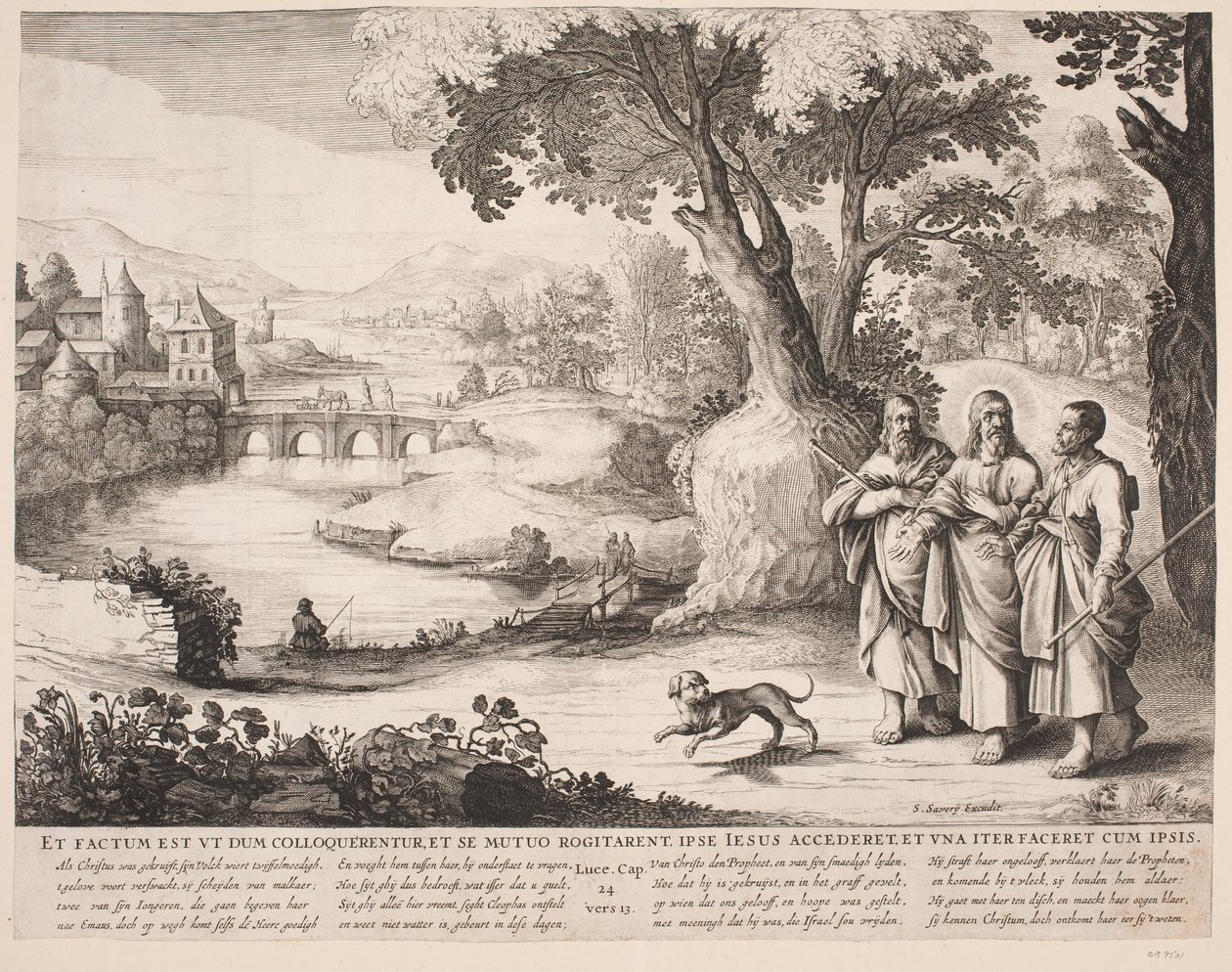 Pilger nach Emmaus von Salomon Savery