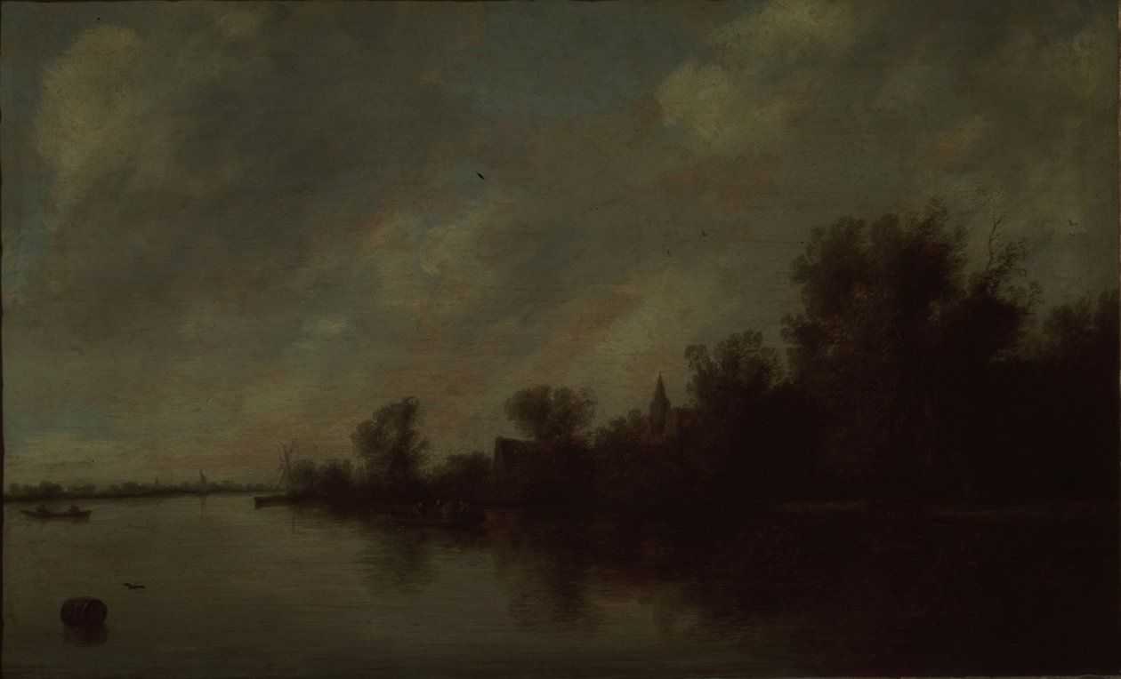 Flussansicht, 1631 von Salomon van Ruisdael or Ruysdael