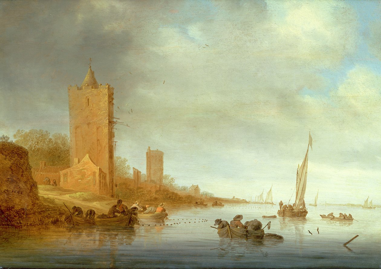 Unbekanntes Bild von Salomon van Ruisdael or Ruysdael