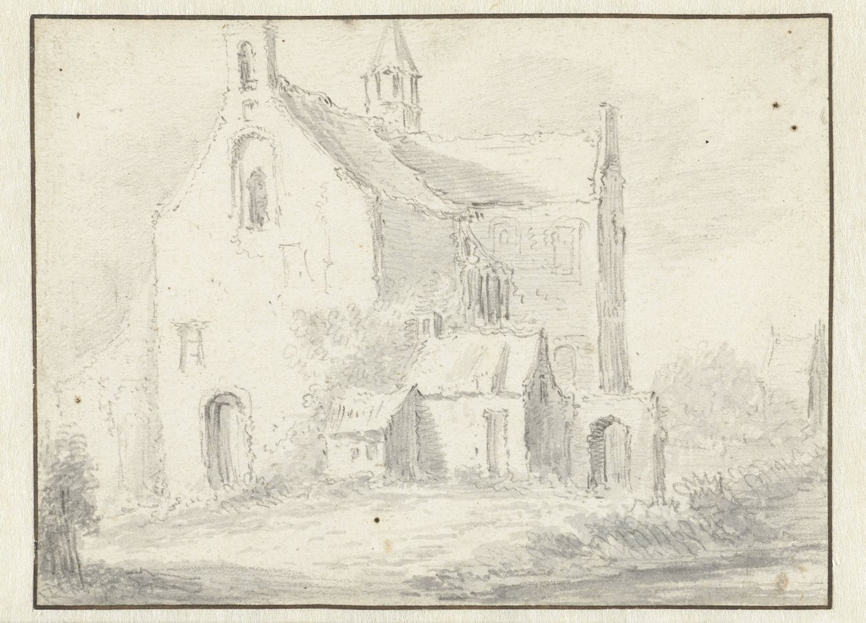 Romanische Kirche von Salomon van Ruysdael (possibly)