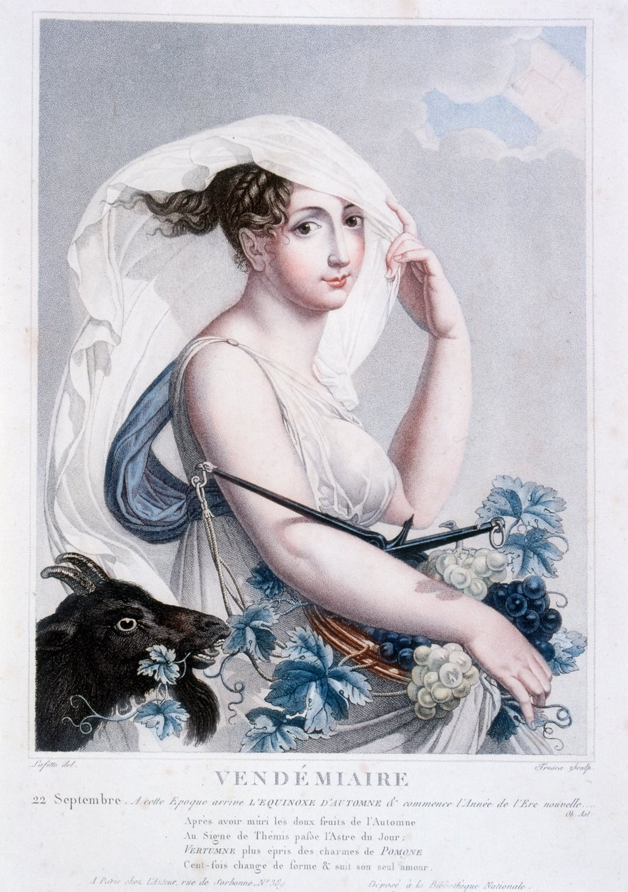 Allegorie des Vendemiaire von Salvadore Tresca