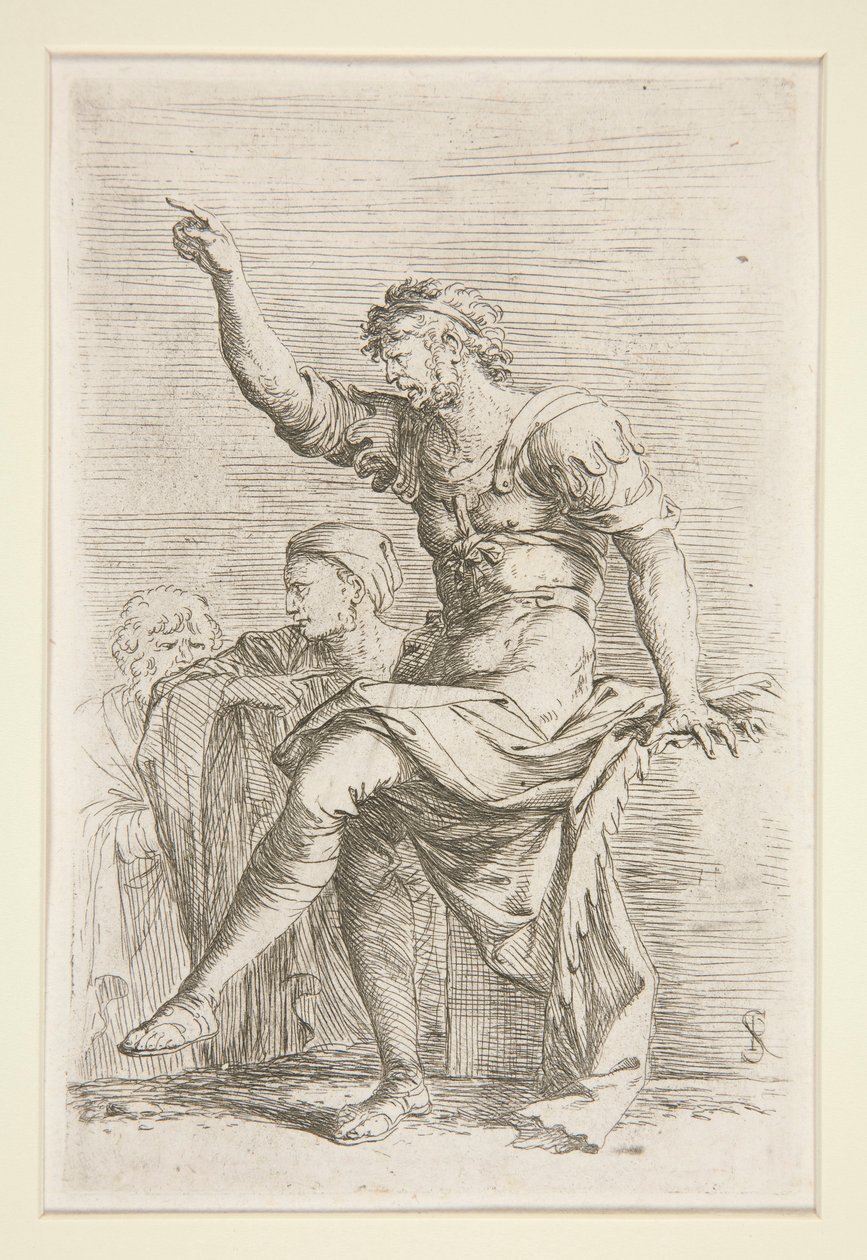 Diverse Figur (Suite) von Salvator Rosa