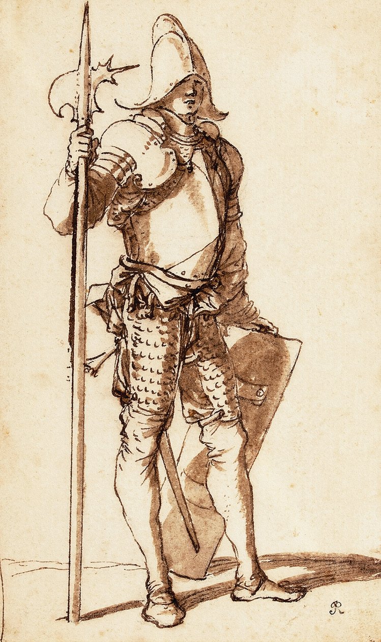 Hellebardier von Salvator Rosa