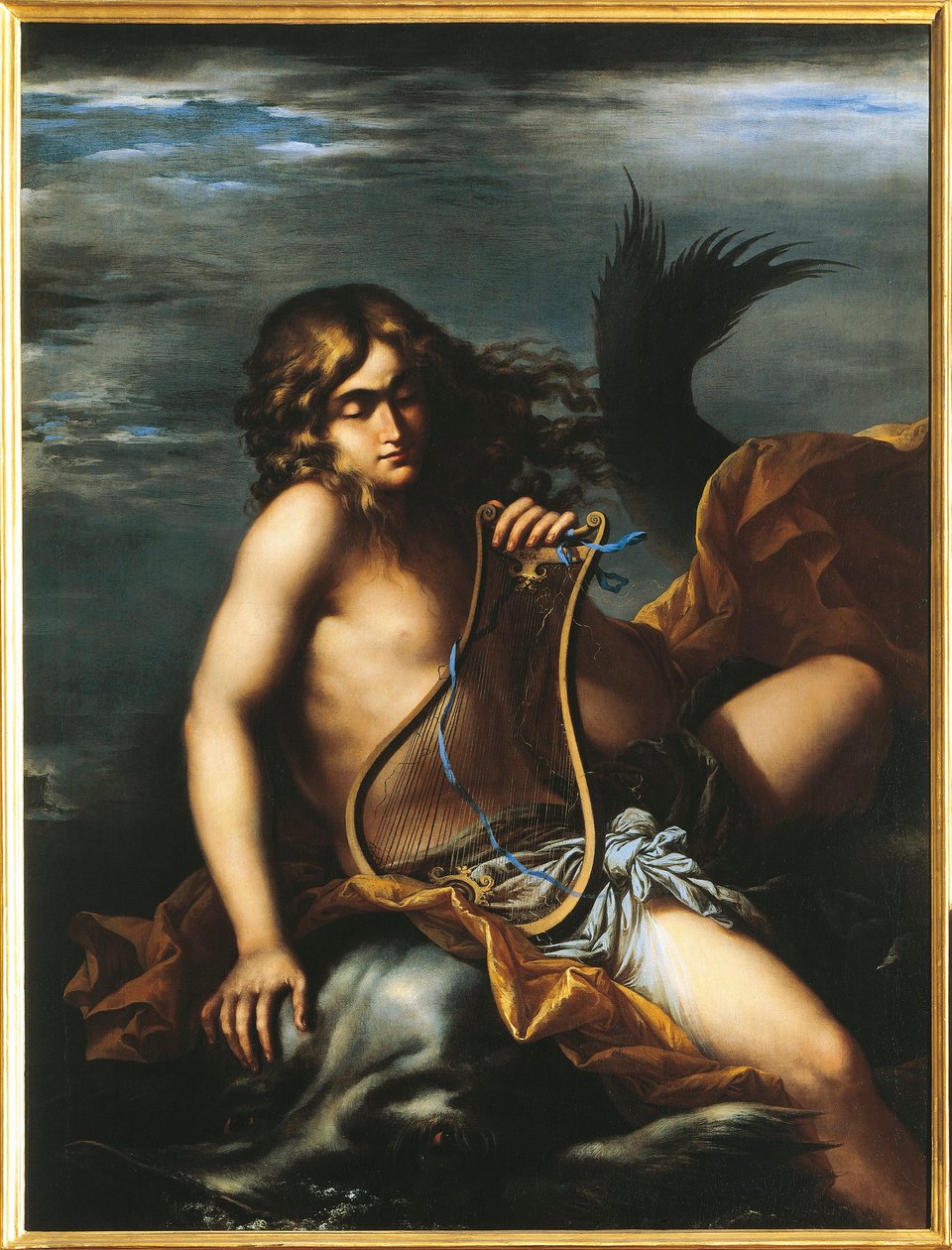 Arion auf dem Delfin von Salvator Rosa