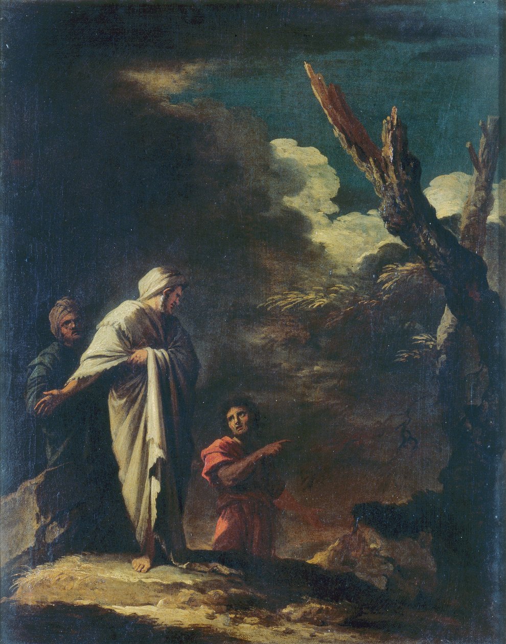 Landschaft mit Figuren von Salvator Rosa