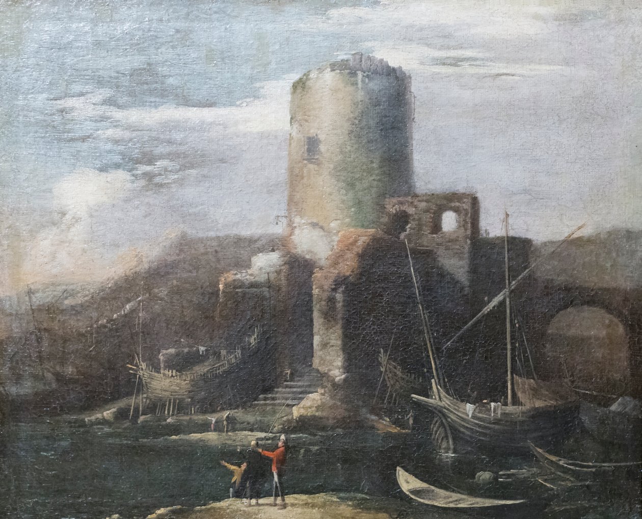 Landschaft mit Ruinen von Salvator Rosa