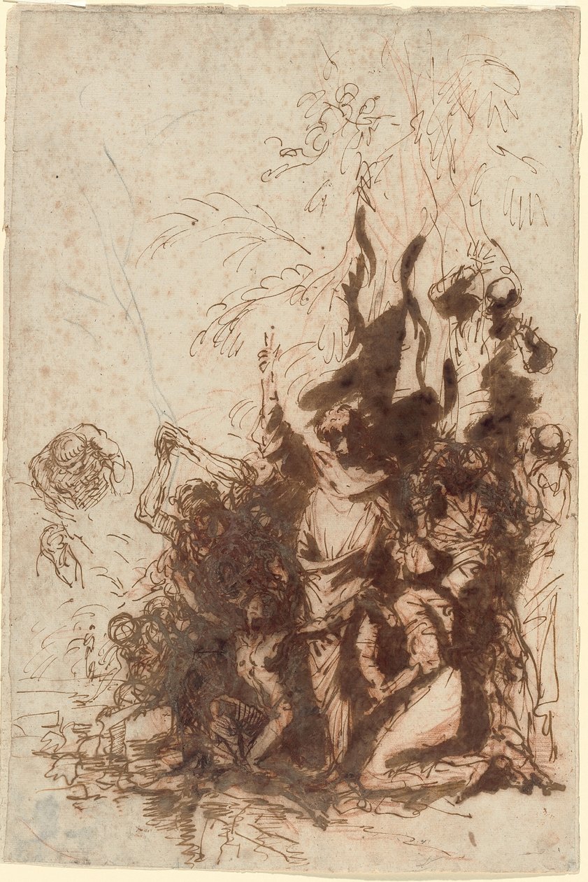 Die Auferweckung des Lazarus von Salvator Rosa