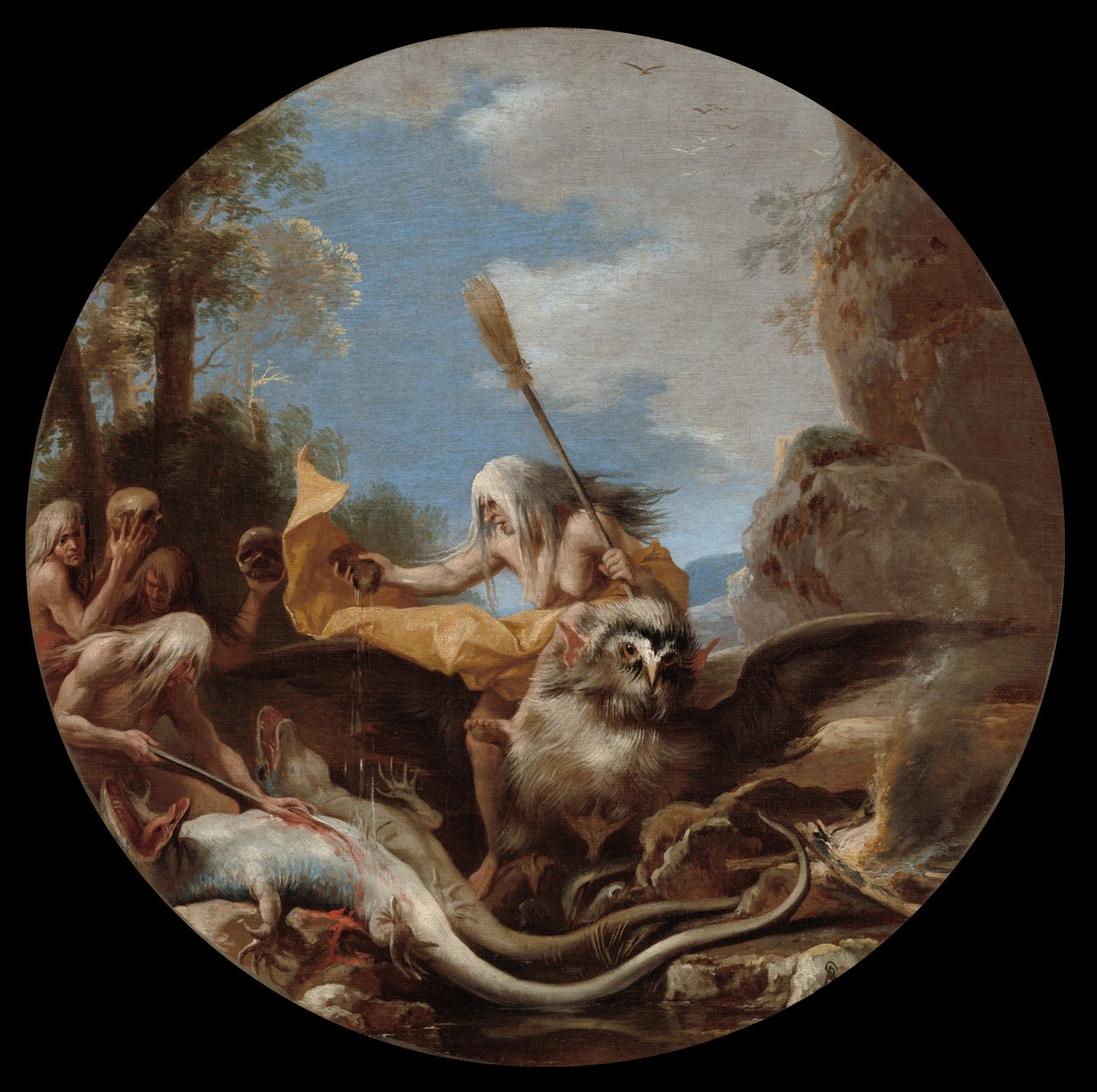 Szenen der Hexerei: Tag, ca. 1645-1649 von Salvator Rosa