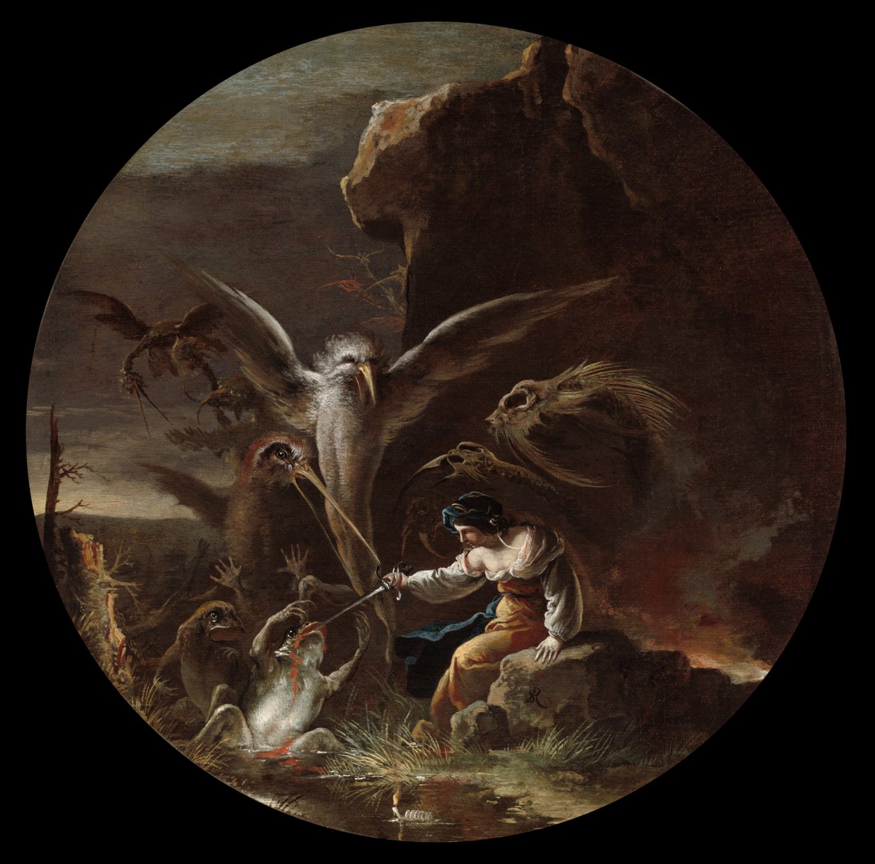 Szenen der Hexerei, ca. 1645-1649 von Salvator Rosa