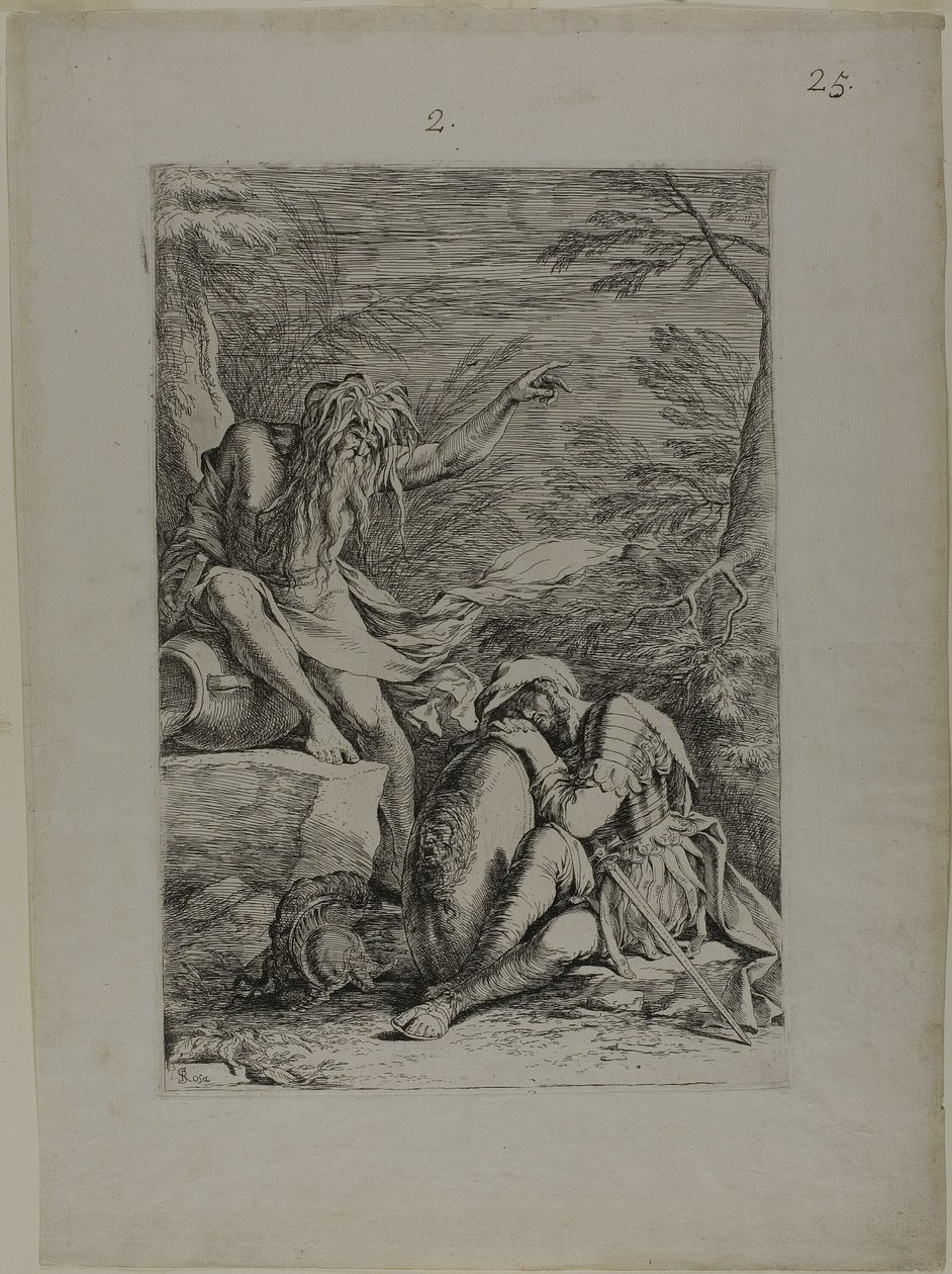 Der Traum des Äneas von Salvator Rosa